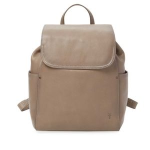 NWOT Frye Olivia taupe leather backpack